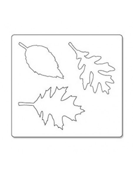 Fustella Bigz Sizzix Tattered Leaves 656927