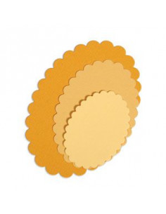 Fustella Sizzix Framelits Oval scallop 4pz