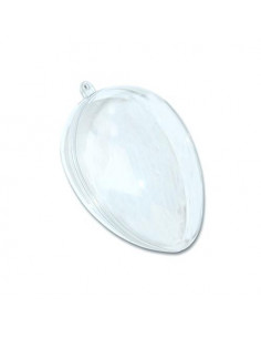 Uovo in plexiglass apribile H12cm