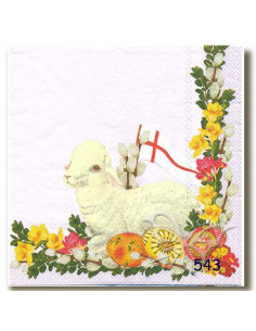 Tovagliolo agnello pasquale