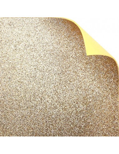Foglio fommy glitter "Oro freddo" 40x60cm