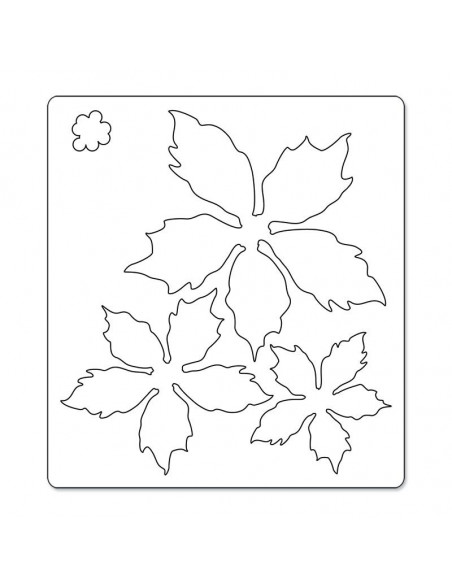 Fustella Bigz Sizzix die- Tattered Poinsettia 