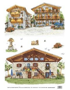 carta riso fari sulla scogliera