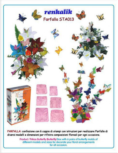 Stampo per fommy Farfalla sta013