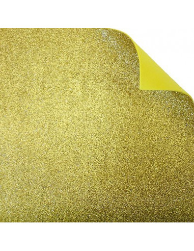 Foglio fommy glitter "Giallo Oro" 40x60cm