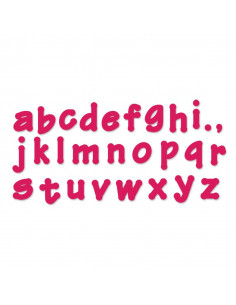 Sizzix Bigz Alphabet Set 4 Dies - Lollipop Shadow Lowercase Letters 2