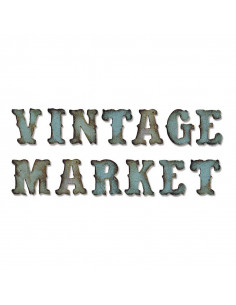 Fustella XL per BigShot - Alfabeto Vintage Market