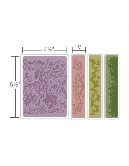 Sizzix Embossing Springtime & Borders Set