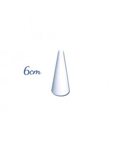 Cono polistirolo cm6