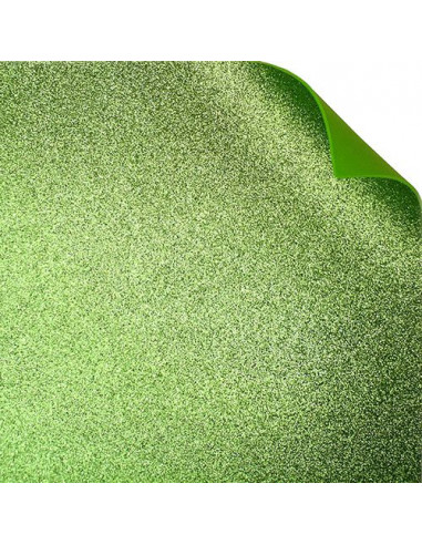 FOMMY GLITTER 60X40/2mm col.verde lime