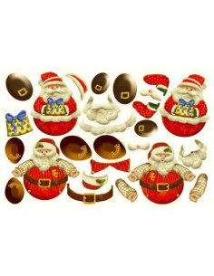 FOMMY DECO' tema santa claus cm20x30