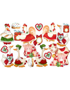 FOMMY DECO' tema Kitchen Time cm.20x30