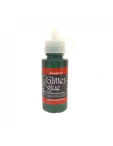 colla glitter verde Christmas