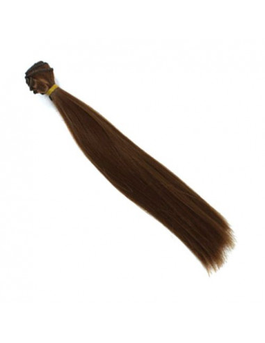 CAPELLI DI FATA LISCI CASTANO cm.35