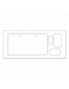 Sizzix Bigz XL Die - Album, Scallop Rectangle 656698 2