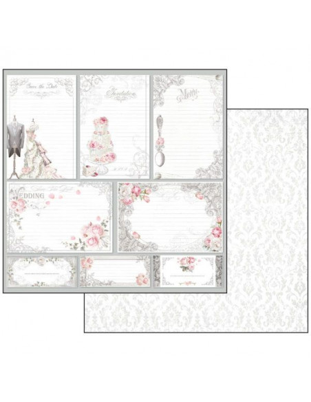 Blocco 10 fogli 30.5x30.5 Double Wedding