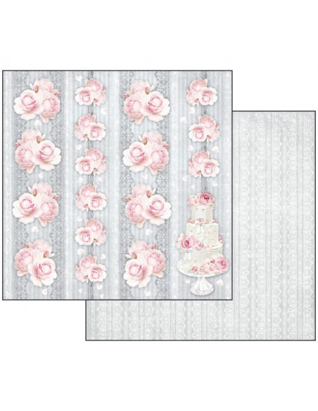 Blocco 10 fogli 30.5x30.5 Double Wedding