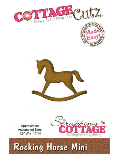 CottageCutz Rocking Horse mini