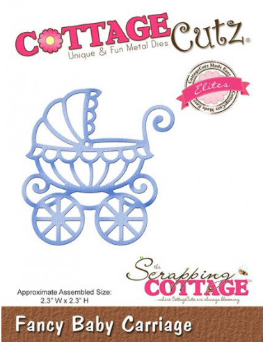 CottageCutz Fancy Baby Carriage (Elites)