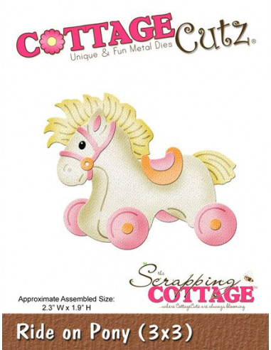 CottageCutz Ride on Pony (3x3)