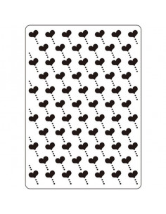 Sagoma embossing Heart Background
