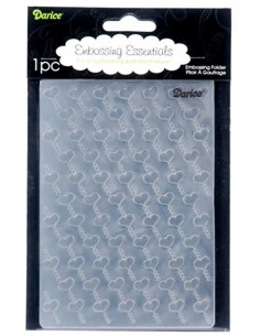 Sagoma embossing Heart Background 2