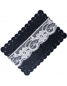 Pizzo Nylon Bianco ghiaccio 30mm