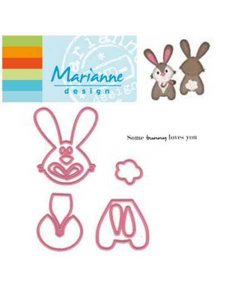 Fustella Marianne Design Collectable Bunny