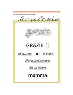 Set Fustella e Timbri GRAZIE 2