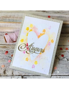 Set Fustelle CUORI D`ACQUERELLO 2