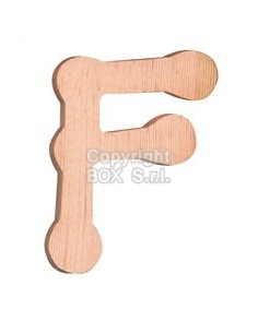 Lettera legno -- cm. 7.5 h