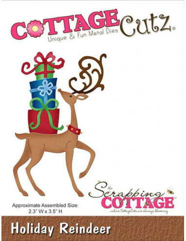 CottageCutz Holiday Reindeer