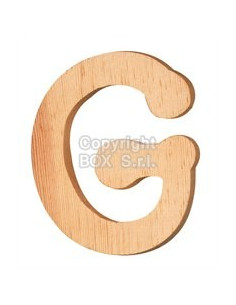 Lettera legno -- cm. 7.5 h