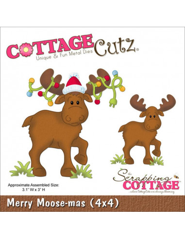 CottageCutz Merry Moose-Mas