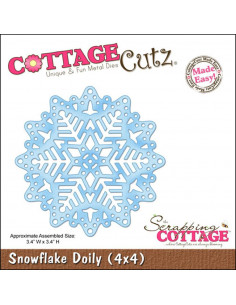 CottageCutz Snowflake Doily