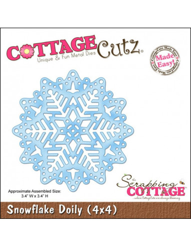 CottageCutz Snowflake Doily