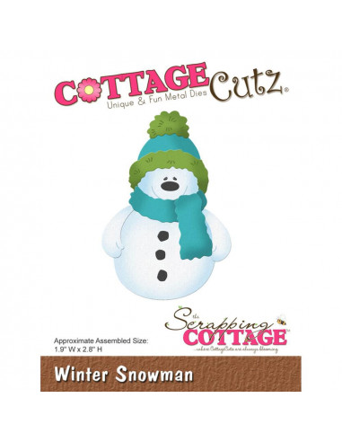 CottageCutz Winter Snowman