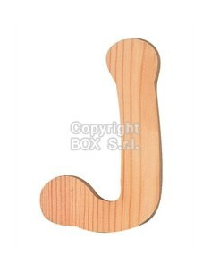 Lettera legno -- cm. 7.5 h