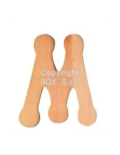 Lettera legno -- cm. 7.5 h