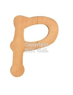 Lettera legno -- cm. 7.5 h