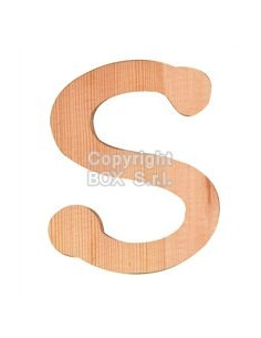 Lettera legno -- cm. 7.5 h