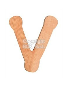 Lettera legno -- cm. 7.5 h