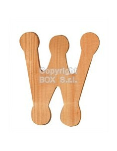 Lettera legno -- cm. 7.5 h