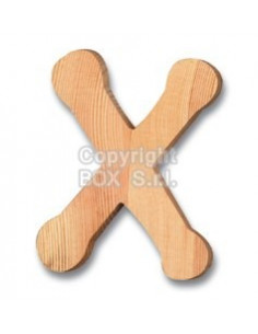 Lettera legno -- cm. 7.5 h
