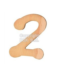 Numeri legno -- cm. 7,5 h