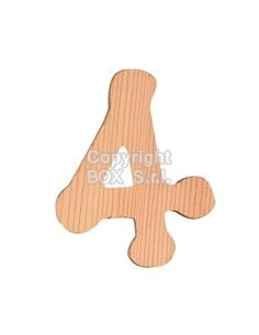 Numeri legno -- cm. 7,5 h