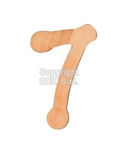 Numeri legno -- cm. 7,5 h