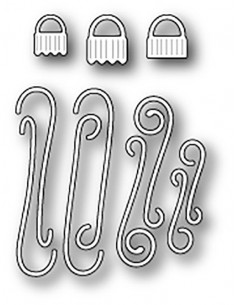 Memory Box Ornament Caps And Hooks