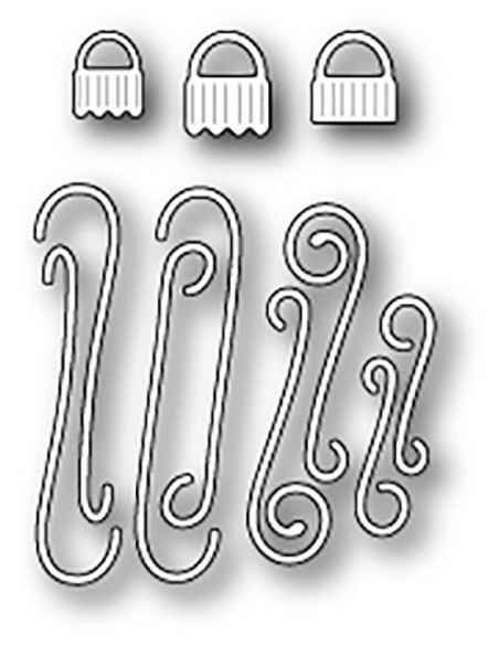 Memory Box Ornament Caps And Hooks