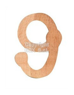 Numeri legno -- cm. 7,5 h